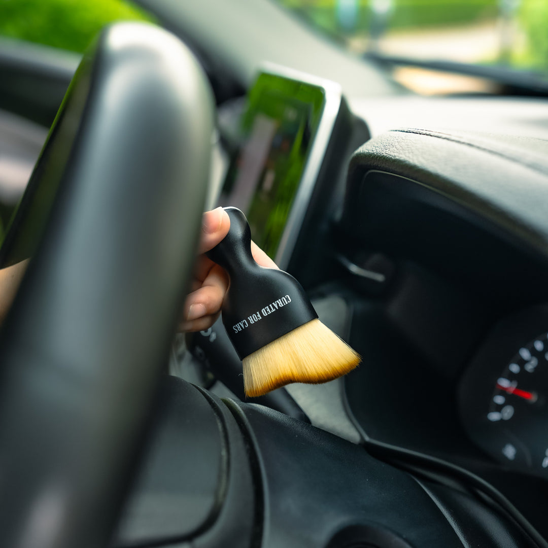 Car Interior Dust Brush – Black  (Set of 2)