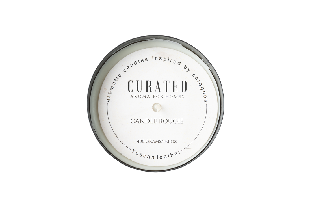 Tuscan Leather Inspired - Metal Scented Candle