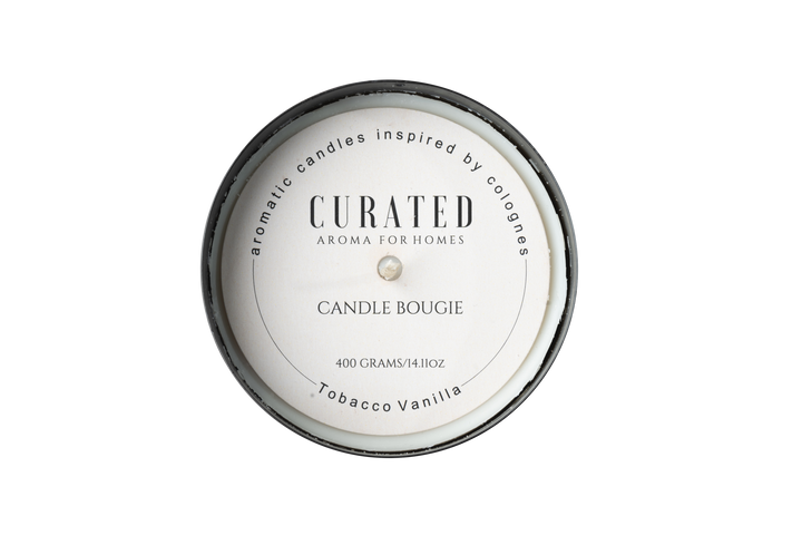 Tobacco Vanilla Inspired - Metal Scented Candle